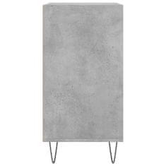 Vidaxl Komoda betonsko siva 57x35x70 cm inženirski les