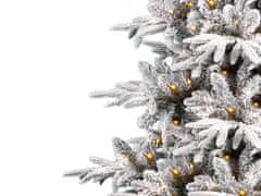LAALU.cz Božično drevo umetno zasneženo DELUXE jelka Anita 180 cm s SMART LED LIGHTING s stojalom