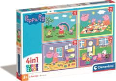 Clementoni Pepina Pig 4v1 Puzzle (12+16+20+24 kosov)