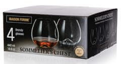 Kozarec za žganje 440ml SOMMELIER CHEST (4 kosi)