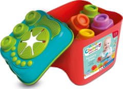 Clementoni Soft Clemmy Sensory box s pokrovom s 15 kockami