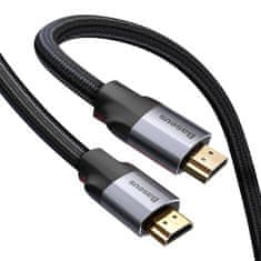 BASEUS Kabel HDMI 2.0 Enjoyment Series, 4K, 3D, 0,5 m (črna/siva)