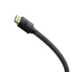 NEW Baseus High Definition Series HDMI 2.1 kabel, 8K 60Hz, 3D, HDR, 48Gbps, 3 m (črn)