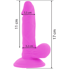 Diversia VIBRACIJSKI PENIS Diversia Flexible Purple (17 cm)