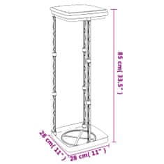 Vidaxl Držalo za vrečke za smeti 2 kosa črna in modra 120 L PP