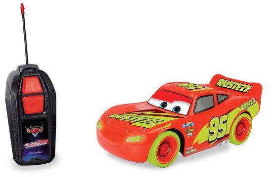 Jada Toys Lightning McQueen Single Drive Glow Racer RC avtomobili, 1:32