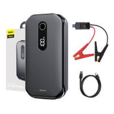 NEW Baseus Super Energy Car Jump Starter 12000mAh, 1000A, USB (črn)