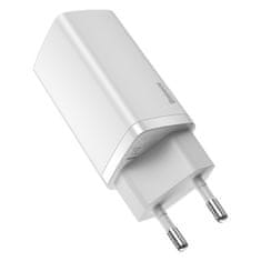 BASEUS Hitri potovalni polnilnik Baseus GaN2 Lite USB+C 65W EU (bel)