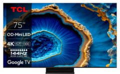 TCL 75C805 4K UHD televizor, Google TV