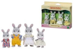 Sylvanian Families družina sivih zajcev