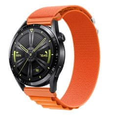 BStrap Nylon Loop pašček za Samsung Galaxy Watch 42mm, orange