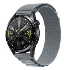 BStrap Nylon Loop pašček za Samsung Galaxy Watch 3 41mm, gray