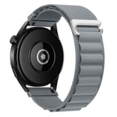 BStrap Nylon Loop pašček za Samsung Galaxy Watch 3 41mm, gray