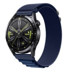 BStrap Nylon Loop pašček za Samsung Galaxy Watch 3 41mm, navy blue