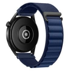 BStrap Nylon Loop pašček za Samsung Galaxy Watch 3 41mm, navy blue