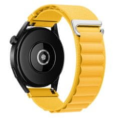 BStrap Nylon Loop pašček za Samsung Galaxy Watch 3 41mm, yellow