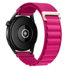 BStrap Nylon Loop pašček za Samsung Galaxy Watch 3 41mm, carmine