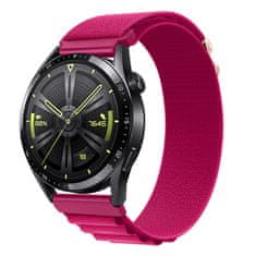 BStrap Nylon Loop pašček za Samsung Galaxy Watch 3 41mm, carmine