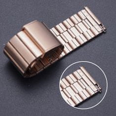 BStrap Steel pašček za Huawei Watch GT2 42mm, rose gold