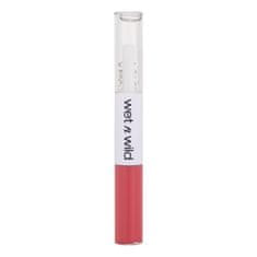 Wet n wild MegaLast Lock 'N' Shine Lip Color + Gloss šminka z glosom za ustnice 4 ml Odtenek shining hibiscus