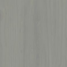 Vidaxl Knjižna omara VIGO siva 90x35x114,5 cm trdna borovina