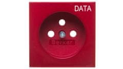 shumee B.Square Socket prednja plošča DATA rdeča 3963808995