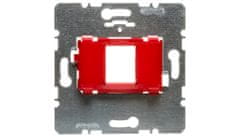 shumee Berker R.1/R.3 Enojna nosilna plošča z rdečim vpenjalnim elementom 454001