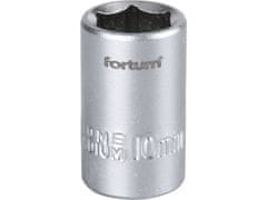 Fortum Vtična glava 1/4", 10mm, L 25mm