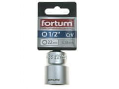 Fortum Vtična glava 1/2", 22mm, L 38mm