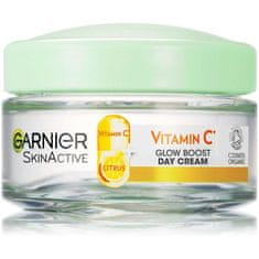 Garnier Skin Naturals Vitamin C Glow Boost Day Cream osvetljevalna in gladilna dnevna krema za obraz 50 ml za ženske
