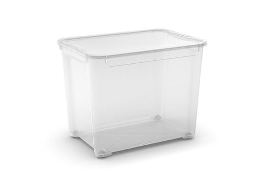 Curver Škatla za shranjevanje Tbox,70l, transparent