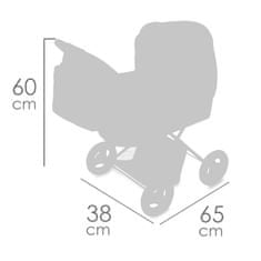 DeCuevas 85086 Zložljivi voziček za lutke s torbo FUNNY 2023 - 60 cm
