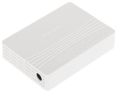 Hikvision Stikalo DS-3E0505D-E/ 5x port/ 10/100 Mbps RJ45 portov/ 1 Gbps/ napajanje 5 VDC, 0,6 A