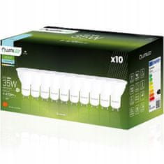 LUMILED 10x LED žarnica GU10 5W = 35W 470lm 6500K Hladno bela 120°