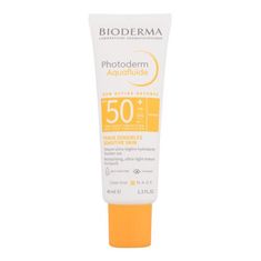 Bioderma Photoderm Aquafluide Invisible SPF50+ vlažilen in mat fluid za zaščito pred soncem za obraz 40 ml unisex