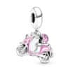 Srebrni obesek Moments Pink Scooter 791057C01