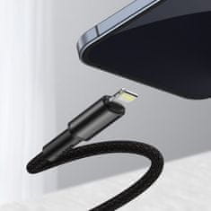 BASEUS Kabel iPhone USB-C - Lightning hitro polnjenje 20W 2m - črn