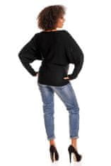 PeeKaBoo Ženski nosečniški pulover Barcs črna Universal
