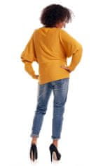 PeeKaBoo Ženski nosečniški pulover Barcs gorčica Universal