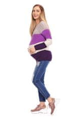 PeeKaBoo Ženski nosečniški pulover Bogyilloas vijolična Universal