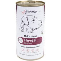 All Animals govedina v konzervi za pse 1200g