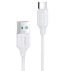 slomart joyroom polnilni / podatkovni kabel usb - usb tip c 3a 0,25 m bela (s-uc027a9)