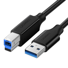 Ugreen Tiskalniški kabel USB-A - USB-B 5Gb/s 2 m črn