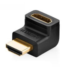 PRO Adapter kotni vtič za vtičnico HDMI črn