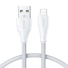 Joyroom Surpass Series iPhone kabel USB - Lightning 2.4 1,2 m bele barve