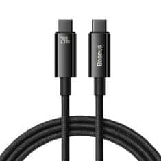 BASEUS Tungsten Gold USB-C 480Mb/s 240W 2m kabel črn