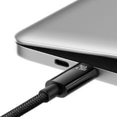 BASEUS Tungsten Gold USB-C 480Mb/s 240W 2m kabel črn