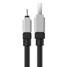 slomart kabel usb - lightning 2.4a 1m baseus coolplay - črn