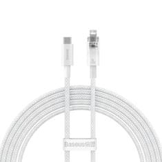 BASEUS Opleten kabel za iPhone Explorer Series USB-C - Lightning 20W 2m bel