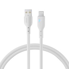 Joyroom Kabel za iPhone z indikatorjem LED USB - Lightning 2,4A 1,2 m bel